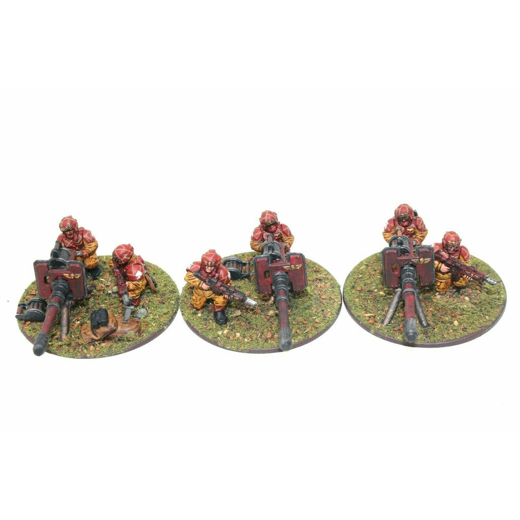 Warhammer Imperial Guard Cadian Auto Cannon Teams Well Painted JYS15 - Tistaminis