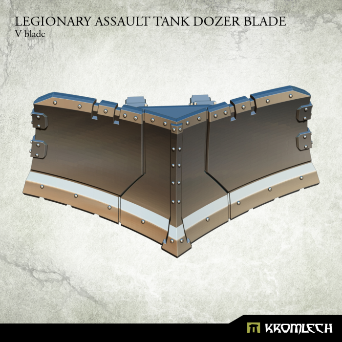 Kromlech Legionary Assault Tank Dozer Blade: V blade (1) New - TISTA MINIS