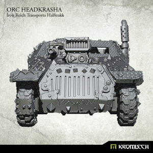 Kromlech Orc Headkrasha, Iron Reich Transporta Halftrakk (1) New - TISTA MINIS