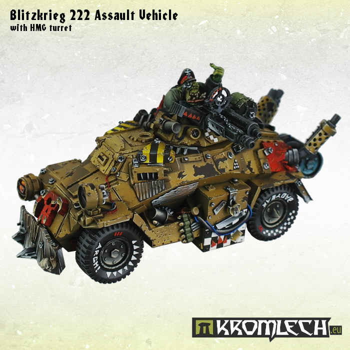 Kromlech Blitzkrieg 222 Assault Vehicle New - TISTA MINIS