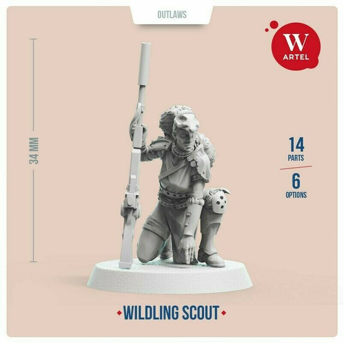 Artel Miniatures - Wildling Scout 28mm New - TISTA MINIS