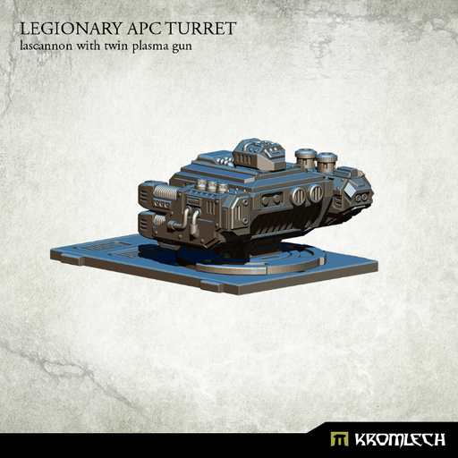 Kromlech Legionary APC Turret: Lascannon with Twin Plasma Gun - TISTA MINIS