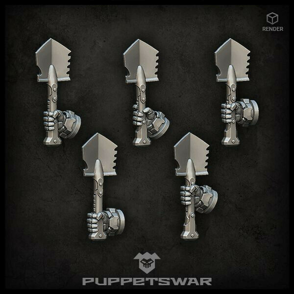 Puppet War Combat Shovel [right] New - Tistaminis