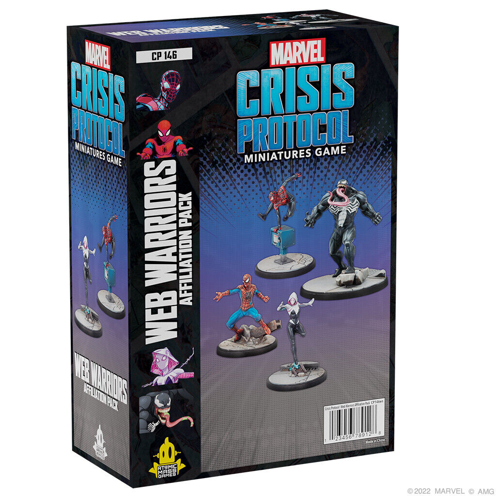 Marvel Crisis Protocol Web Warriors Affiliation Pack Pre-Order - Tistaminis