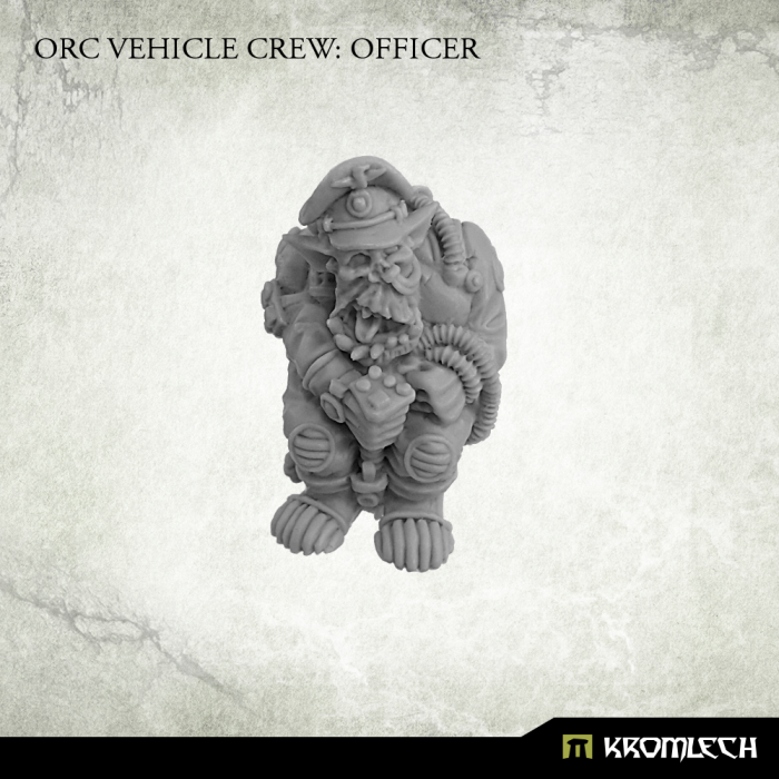 Kromlech Orc Vehicle Crew: Officer New - TISTA MINIS