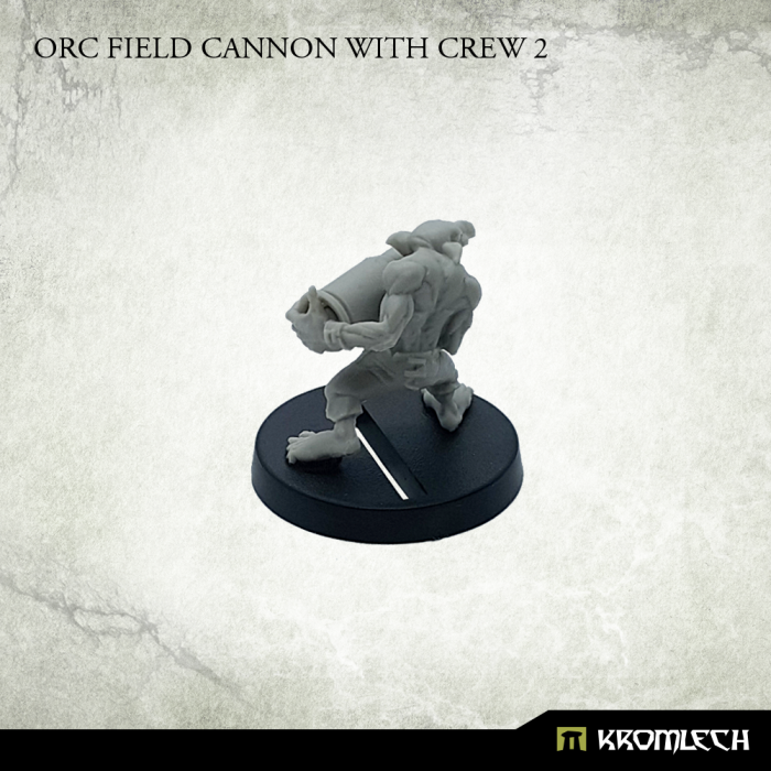 Kromlech Orc Field Cannon with Crew 2 New - TISTA MINIS