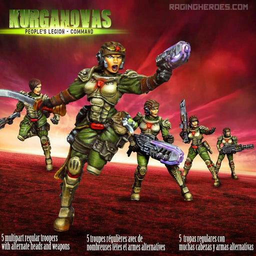 Raging Heroes Kurganovas: People's Legion Command New - TISTA MINIS