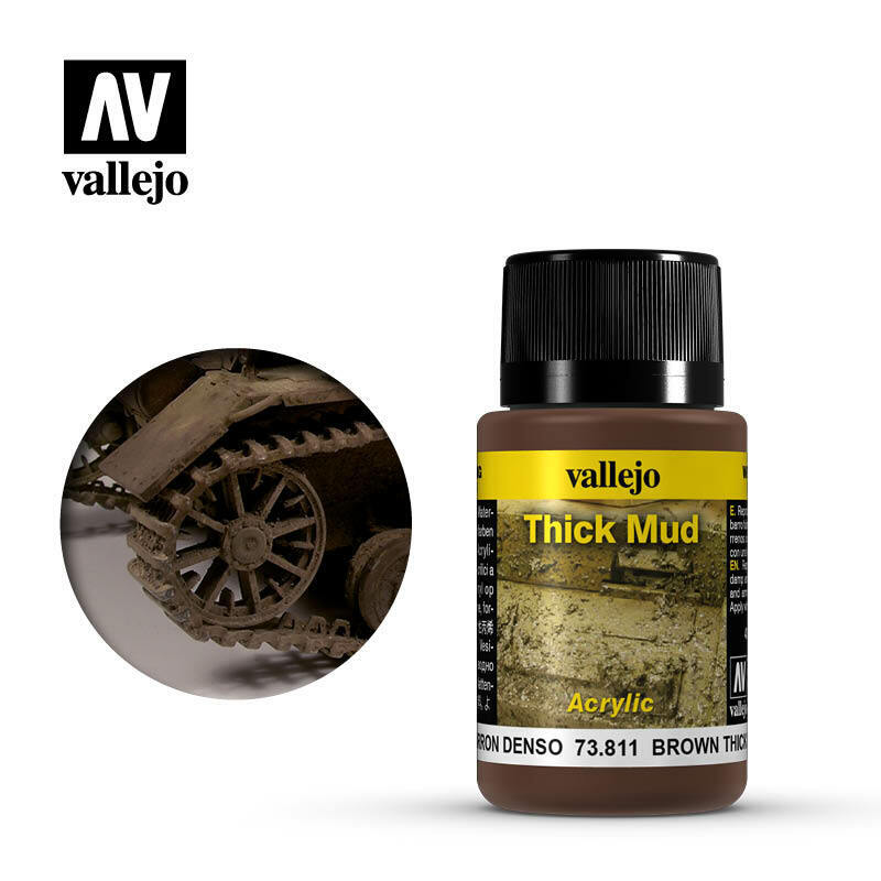 Vallejo Weathering Effects Brown Thick Mud - VAL73811 - Tistaminis