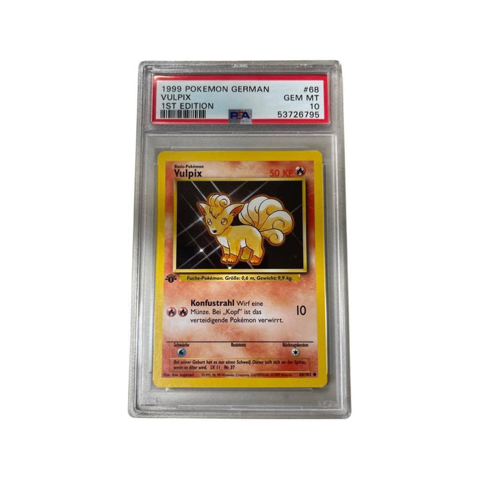 Pokemon German PSA 10 Vulpix1st Edition - New - Tistaminis