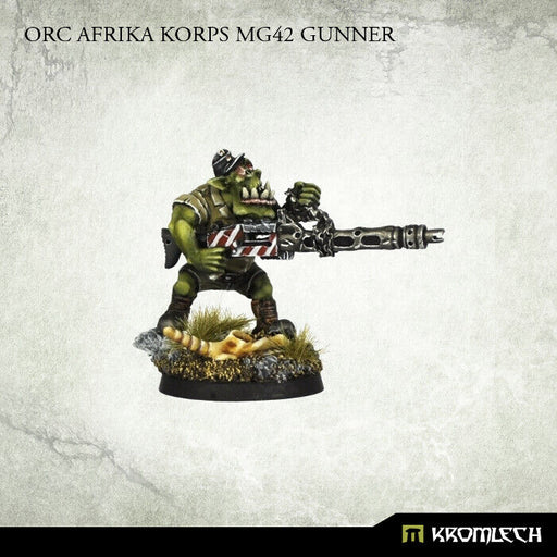 Kromlech Orc Afrika Korps MG42 Gunner New - TISTA MINIS