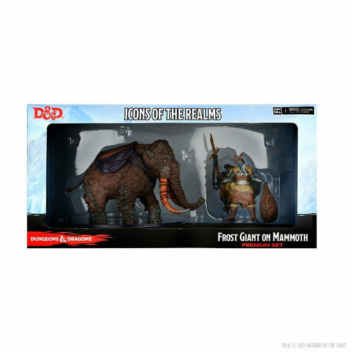 D&D ICONS SNOWBOUND FROST GIANT & MAMMOTH Premium Set New - Tistaminis