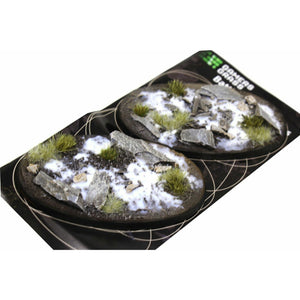 Gamers Grass Winter Bases Oval 90mm (x2) - TISTA MINIS