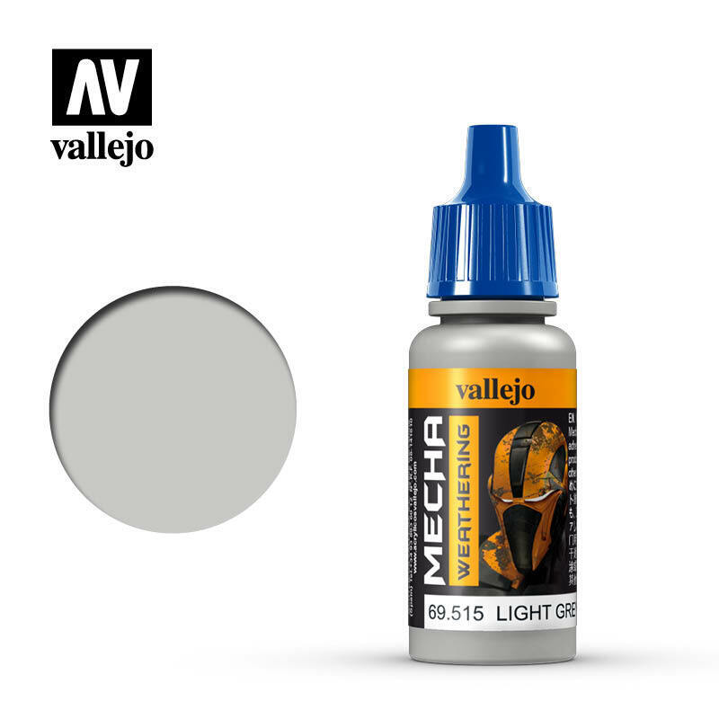 Vallejo Mecha Colour Paint Light Grey Wash (69.515) - Tistaminis