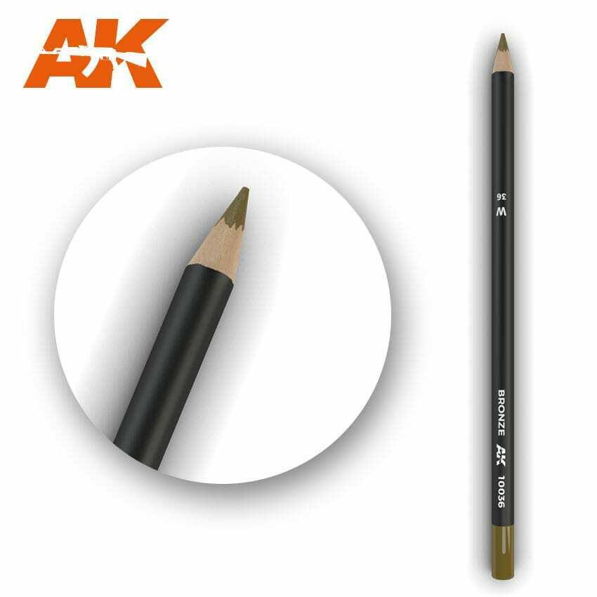 AK Interactive Watercolor Pencil Bronze New - TISTA MINIS