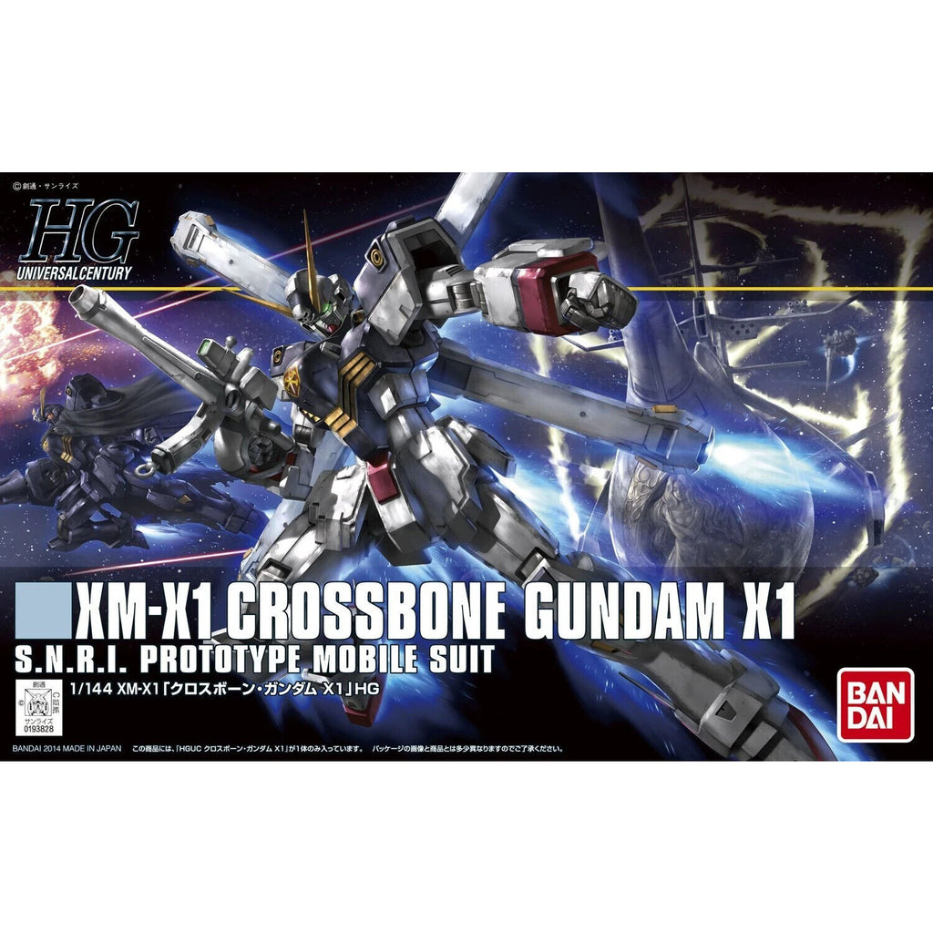 Bandai	HGUC 1/144 #187 Cross Bone Gundam X1 New - Tistaminis