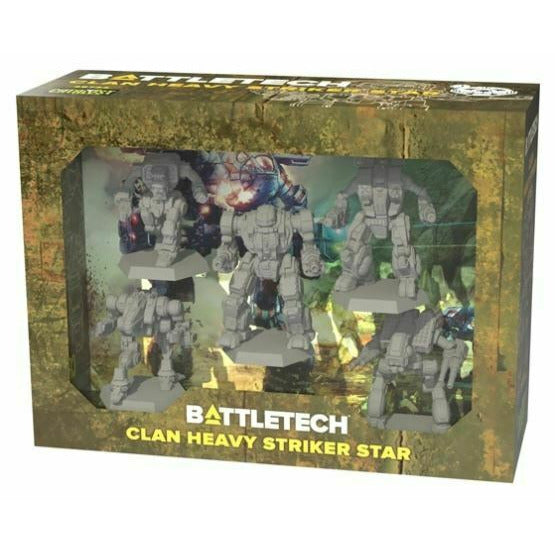 BATTLETECH CLAN HEAVY STRIKER STAR New - TISTA MINIS