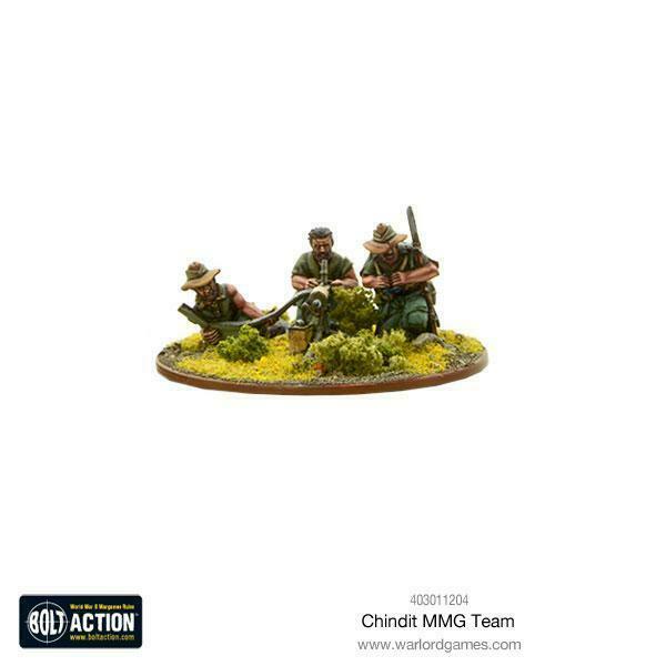 Bolt Action Chindit MMG Team New - TISTA MINIS