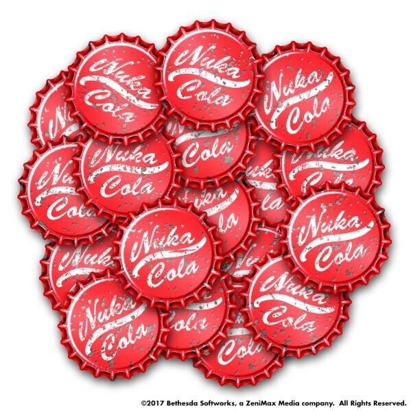 FALLOUT WASTELAND WARFARE: NUKA COLA CAPS REVISED New - Tistaminis