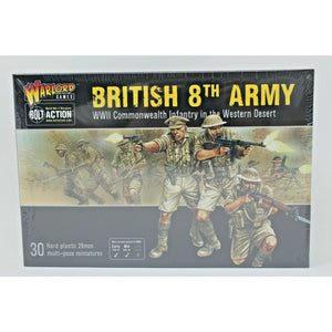 Bolt Action British 8th Army Commonwealth Western Desert Infantry New - TISTA MINIS