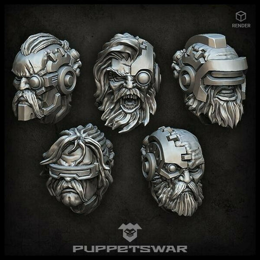 Puppets War Techno Viking headsNew - Tistaminis