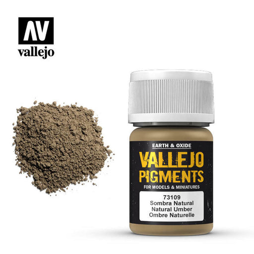 Vallejo Pigments Natural Umber Pigment - VAL73109 - Tistaminis