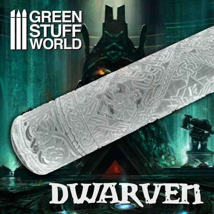 Green Stuff World Rolling Pin DWARVEN New - TISTA MINIS