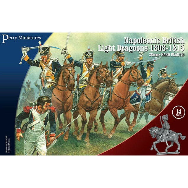Perry Miniatures Napoleonic British Light Dragoons 1808-1815 New - Tistaminis