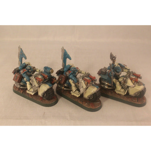 Warhammer Space Marine Bikers Well Painted | TISTAMINIS