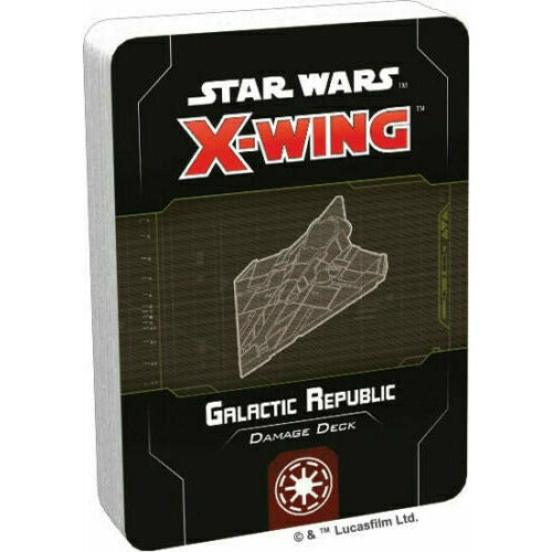 Star Wars X-Wing 2nd Ed: Galactic Republic Damage Deck New - TISTA MINIS
