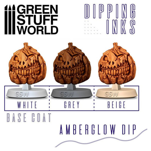 Green Stuff World Dipping ink 60 ml - AMBERGLOW DIP New - Tistaminis