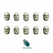 Spellcrow Guards / Scouts Heads - SPCB5203 - TISTA MINIS