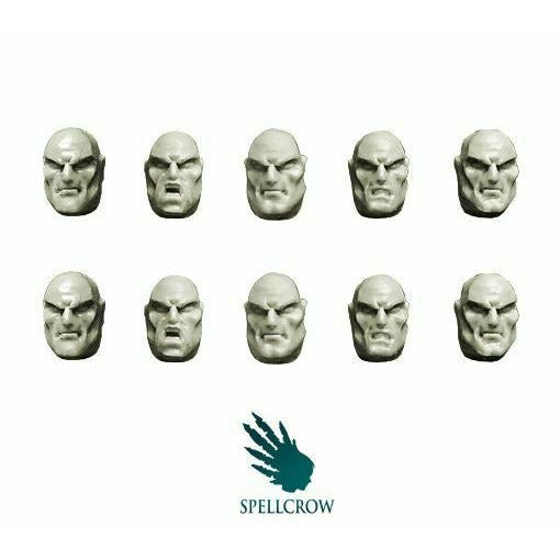 Spellcrow Guards / Scouts Heads - SPCB5203 - TISTA MINIS