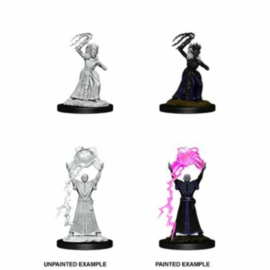 D&D Nolzur's Marvelous Miniatures: Wave 12: Drow Mage & Drow Priestess New - TISTA MINIS