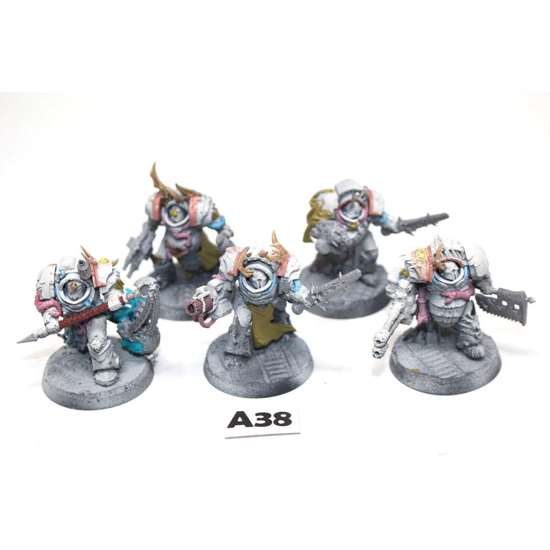 Warhammer Chaso Space Marines Blightlord Terminators - A38 - Tistaminis