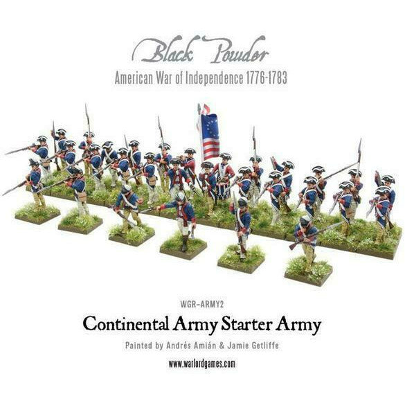 Black Powder Continental Army Starter Army New - TISTA MINIS