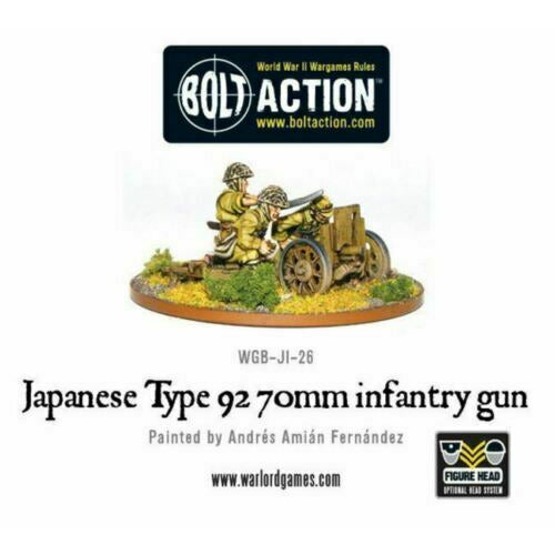 Bolt Action Imperial Japanese Type 92 70mm Gun New - WGB-JI-26 - TISTA MINIS