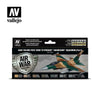 Vallejo USAF COLORS POST WWII TO PRESENT AGGRESSOR SQUADRON PART I Paint Set New - TISTA MINIS