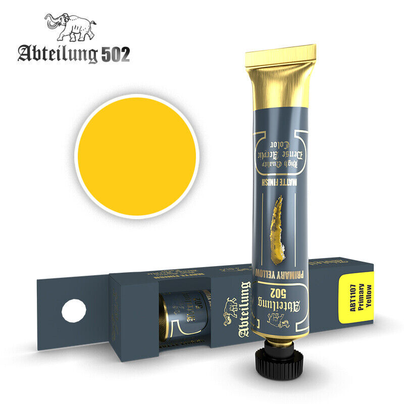 Abteilung Acrylic Paint ABT1107 Primary Yellow - Tistaminis