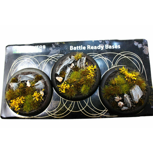 Gamers Grass Highland Bases Round Lip 50mm (x3) - TISTA MINIS