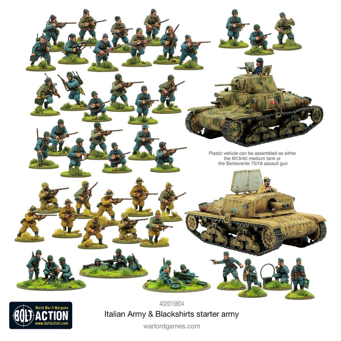 Bolt Action Italian Italian Army & Blackshirts starter army Q4 2022 Pre-Order - Tistaminis