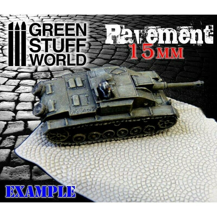 Green Stuff World Rolling Pin Pavement 15mm New - TISTA MINIS