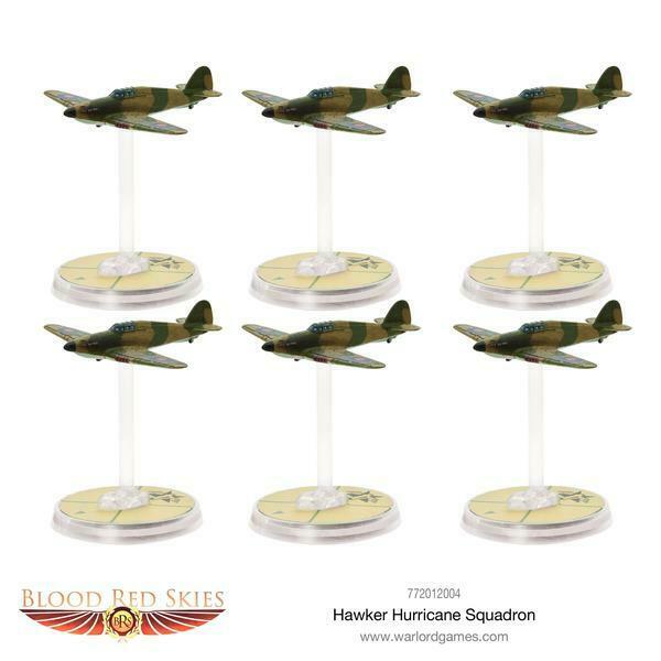 Blood Red Skies Hawker Hurricane squadron New - TISTA MINIS