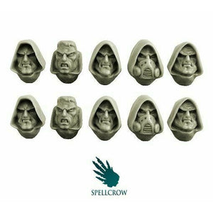 Spellcrow Space Knights Hooded Heads - SPCB5811 - TISTA MINIS