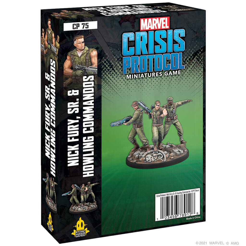 Marvel Crisis Protocol: Nick Fury Sr & the Howling Commandos Sept 9 Pre-Order - Tistaminis