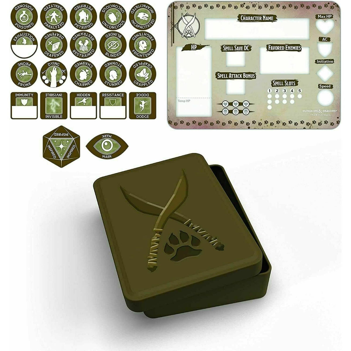 Dungeons and Dragons Ranger Token Set | Tistaminis