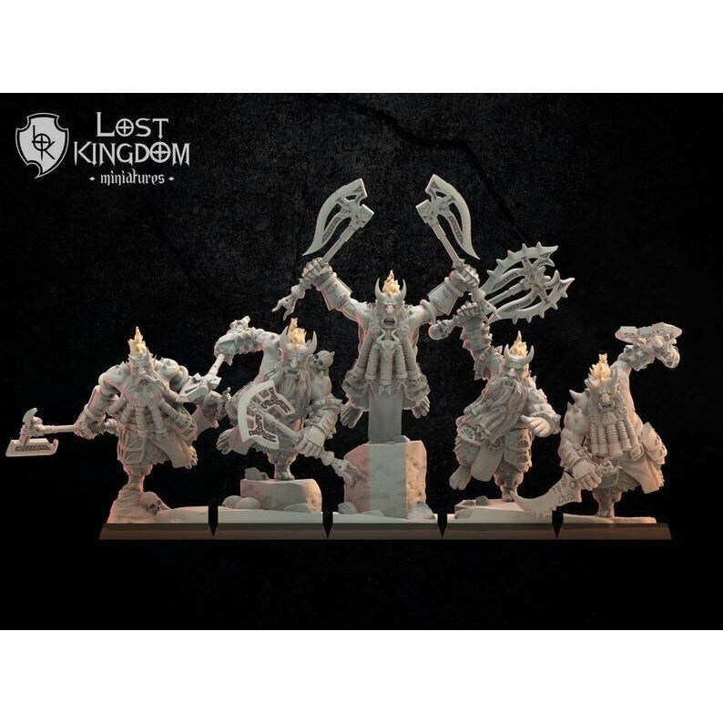 Lost Kingdoms	Magmhorin Berserker Unit - 3D Printed - Tistaminis