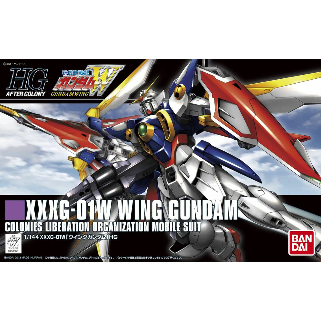 Bandai HGAC #162 1/144 XXXG-01W Wing Gundam, 'Gundam Wing' New - Tistaminis