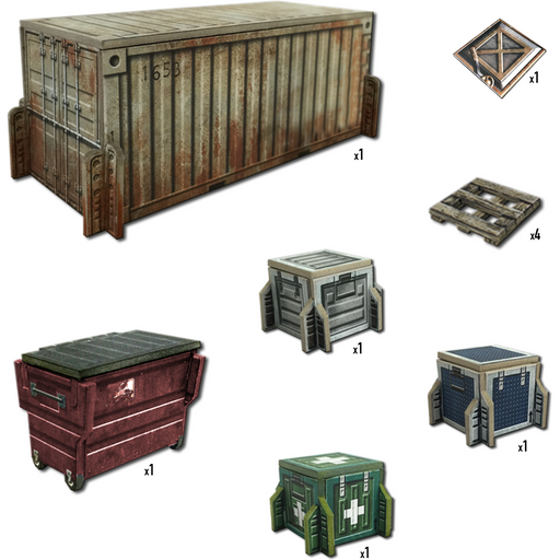 Battle Systems Terrain Shipping Container New - TISTA MINIS