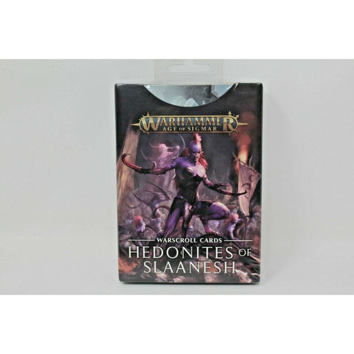 Warhammer Chaos Daemons Hedonites Of Slaanesh Warscroll Cards New | TISTAMINIS