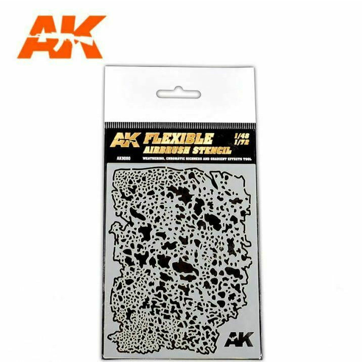 AK Interactive Flexible Airbrush Stencil 1/48 1/72 New - TISTA MINIS